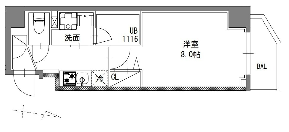 S-RESIDENCE東陽町felizの物件間取画像