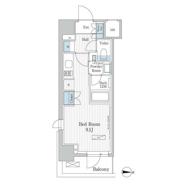 パークアクシス東陽町レジデンスの物件間取画像