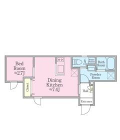 LiveFlat門前仲町の物件間取画像