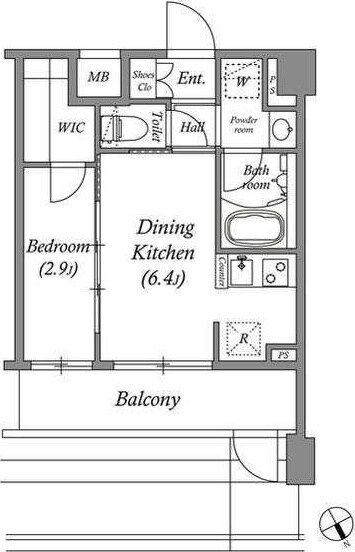 ARKMARK水天宮前IIの物件間取画像