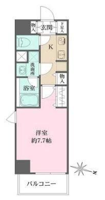 WHARF森下の物件間取画像