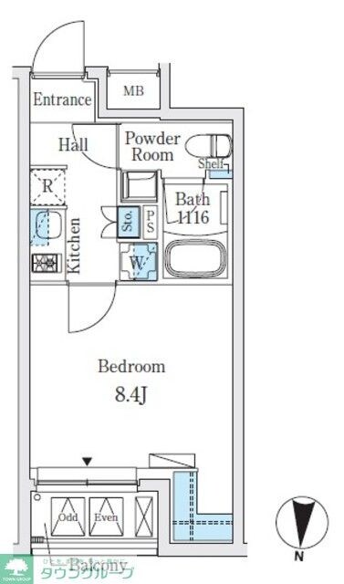 SOLASIAresidence亀戸の物件間取画像