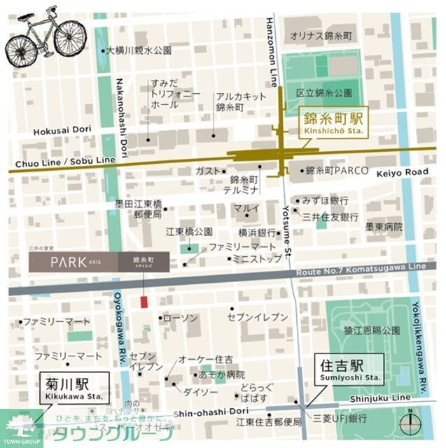 パークアクシス錦糸町スタイルズの物件内観写真