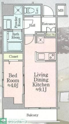 ティモーネ押上ノルドの物件間取画像