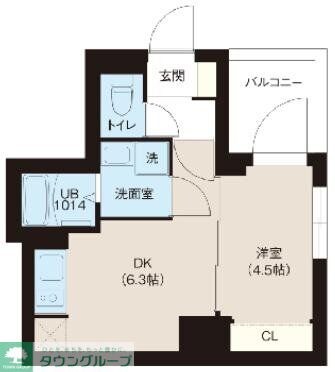 レオーネ錦糸町の物件間取画像