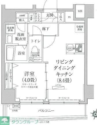 アイルプレミアム亀戸ノースの物件間取画像