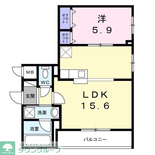 CREVANCE亀戸の物件間取画像