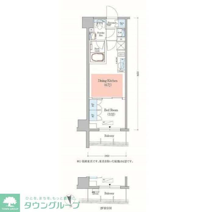 アーバネックス日本橋馬喰町の物件間取画像