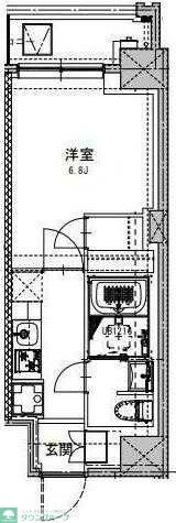 S-RESIDENCE両国sereaの物件間取画像