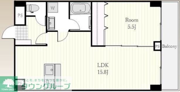 ブルックサイド水天宮前の物件間取画像