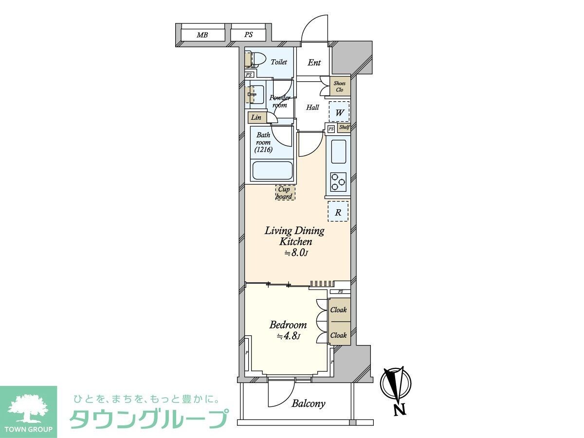 パークホームズ東陽町の物件間取画像