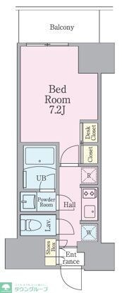 リビオメゾン南砂町の物件間取画像