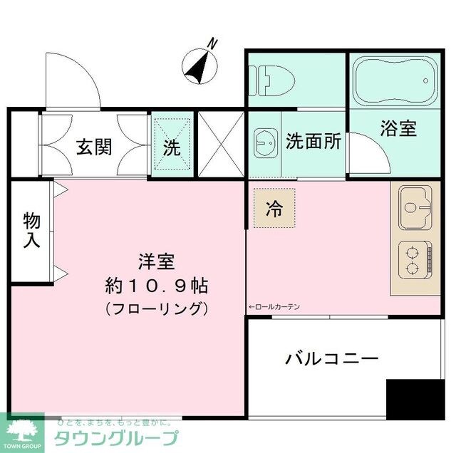 Blossom Tsukudaの物件間取画像