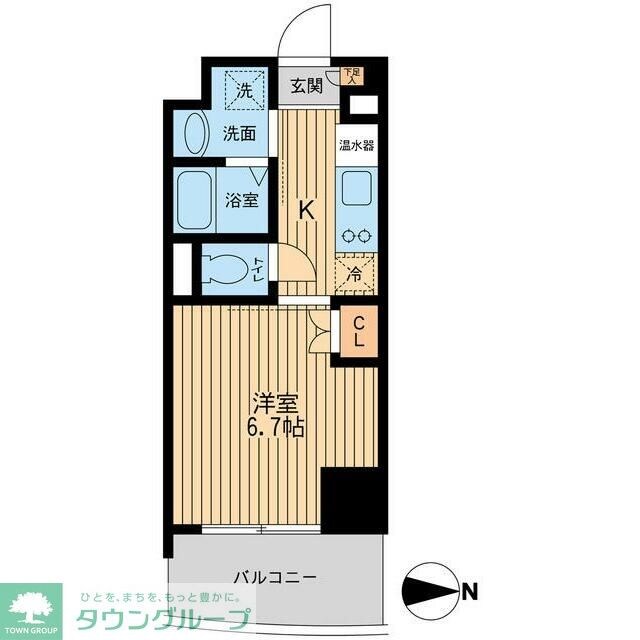 プライムアーバン西大島の物件間取画像