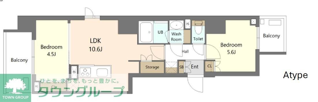 S-RESIDENCE浅草diverseの物件間取画像
