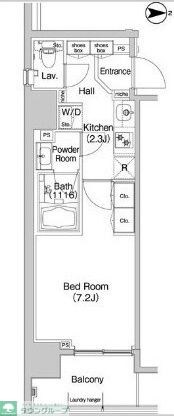 コンフォリア錦糸町の物件間取画像