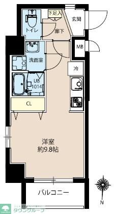 レオーネ亀戸IIの物件間取画像