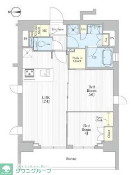 REFRAME 5 Iriyaの物件間取画像