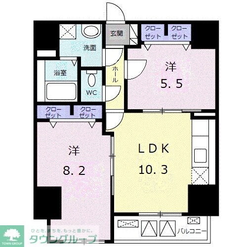 アイスバーグの物件間取画像