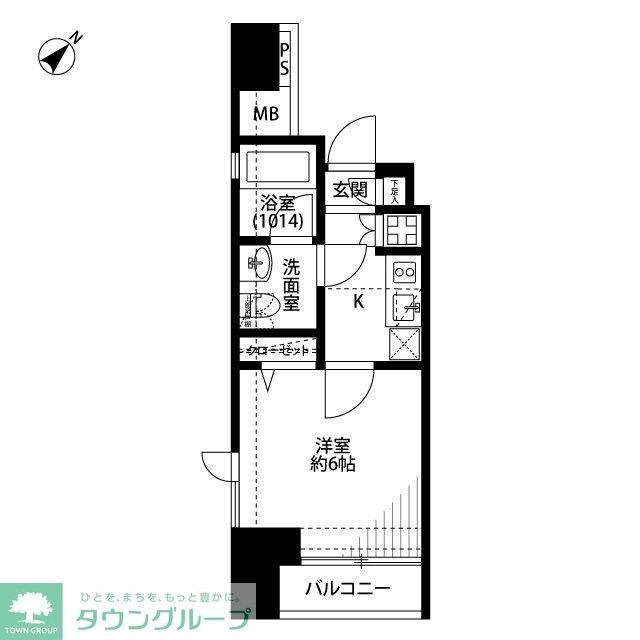 プレール・ドゥーク銀座東の物件間取画像