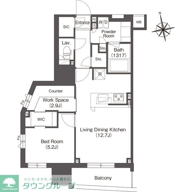 コンフォリア東上野の物件間取画像