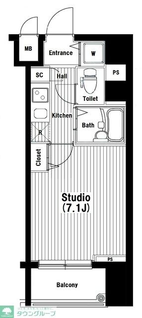 ガラ・ステーション岩本町Northの物件間取画像