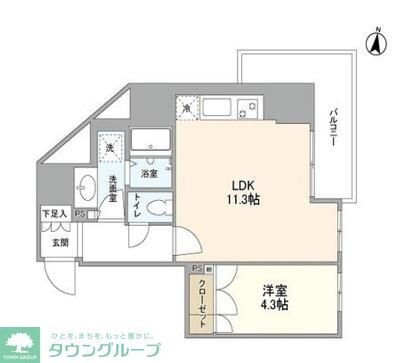 OPEN BLOOM SUMIDA YAHIROの物件間取画像