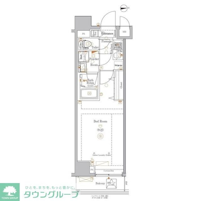 BPRレジデンス浅草の物件間取画像