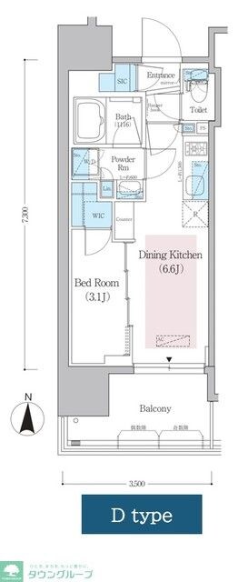 アーバネックス蔵前レジデンスの物件間取画像