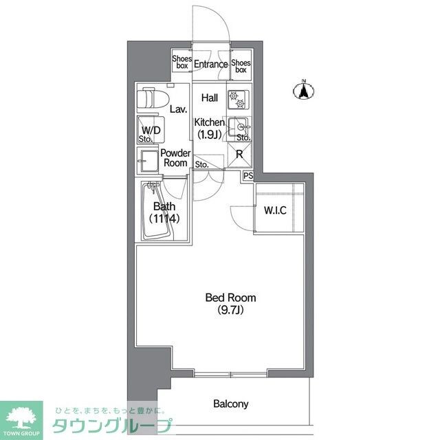 コンフォリア錦糸町DEUXの物件間取画像