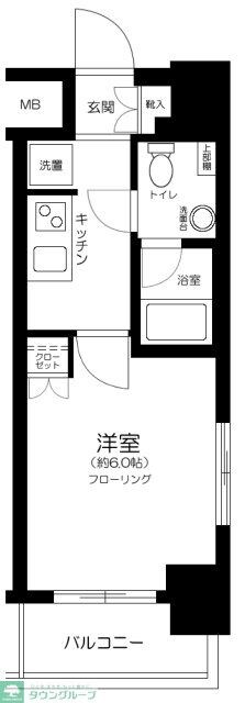 グラントゥルース門前仲町の物件間取画像