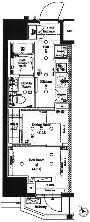 ARKMARK水天宮前Iの物件間取画像