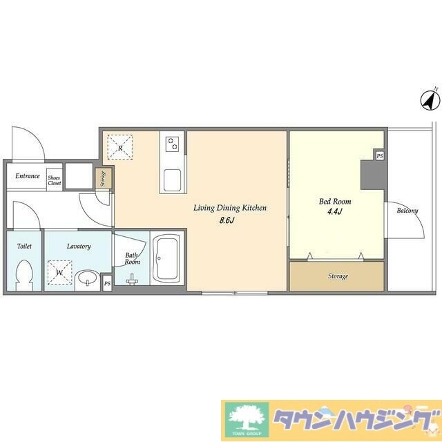 LOC’S赤羽志茂の物件間取画像