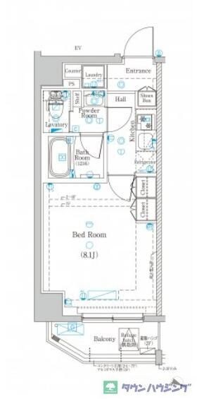 DIPS東十条駅前RESIDENCEの物件間取画像