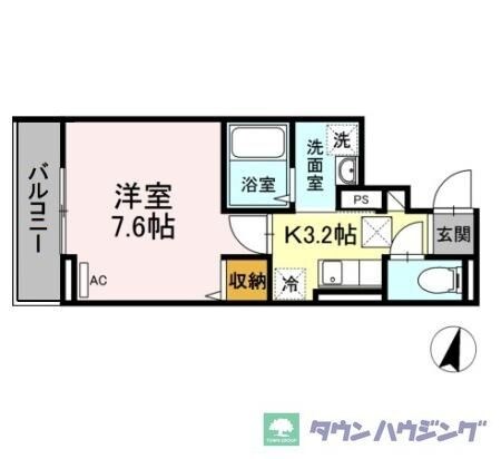 アンジュール神谷の物件間取画像