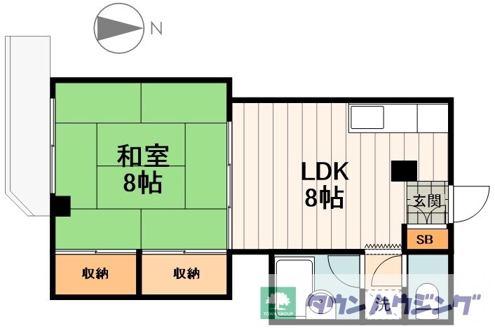 アーバンハウス松本の物件間取画像