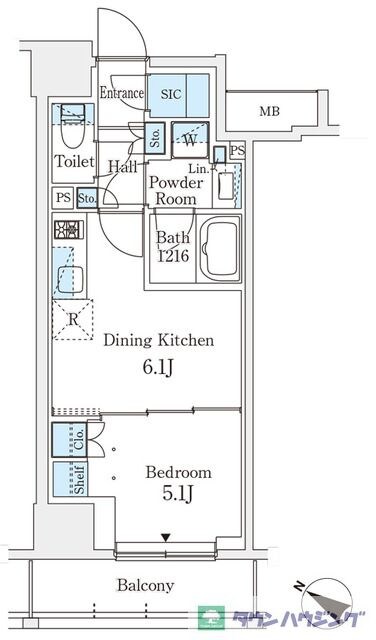 テラス駒込イーストの物件間取画像