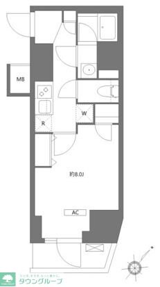 アンベリール王子の物件間取画像