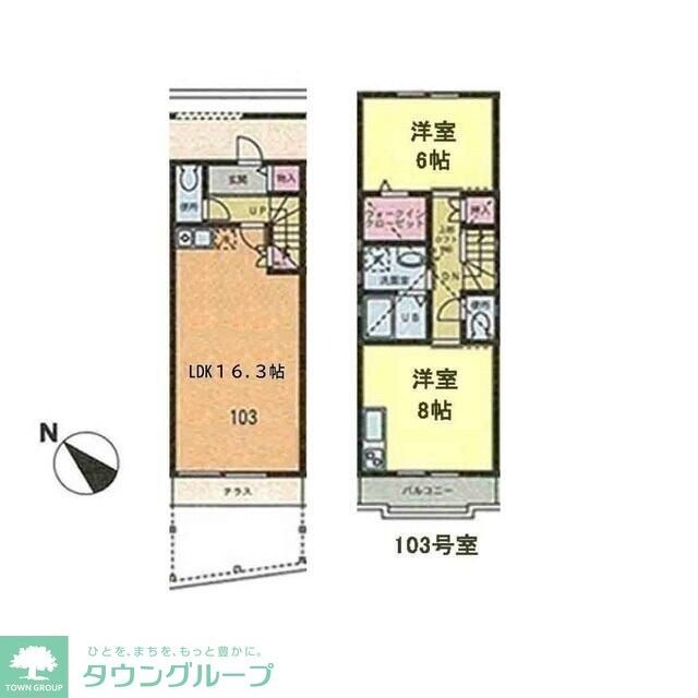 デザインステージ芝の物件間取画像