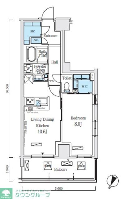ロイヤルパークス赤羽ノースの物件間取画像