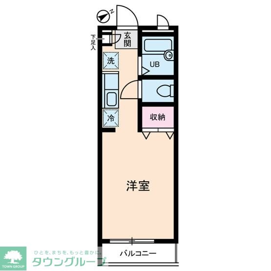 Rハイムの物件間取画像
