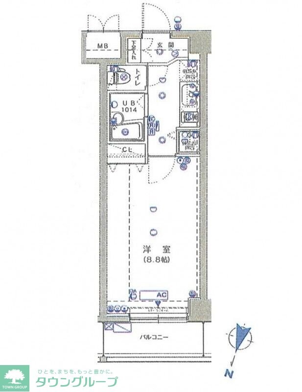 リガーレ浮間公園の物件間取画像
