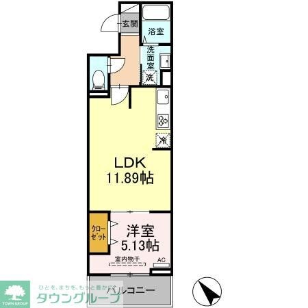 セレスティア西台Bの物件間取画像