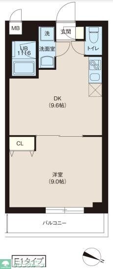 レオーネ志村坂上の物件間取画像