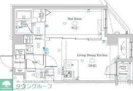ラフィスタ赤羽の物件間取画像