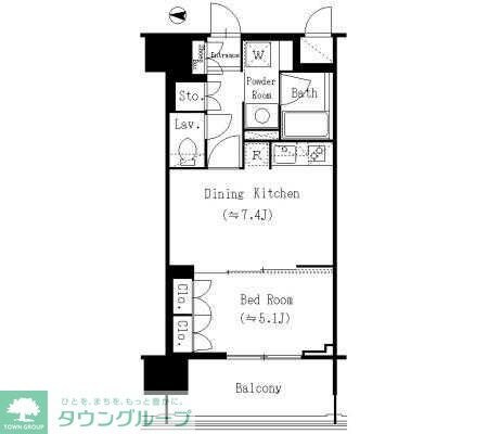 パークキューブ板橋本町の物件間取画像
