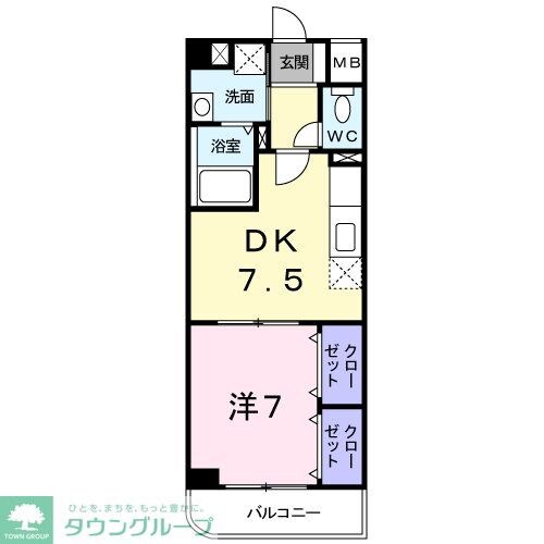アンジュ・ミニヨンの物件間取画像