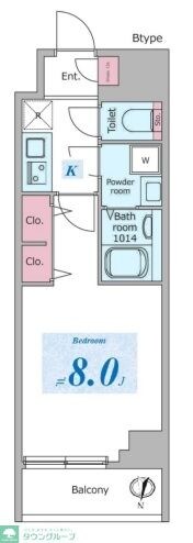 ドゥーエ板橋区役所前の物件間取画像