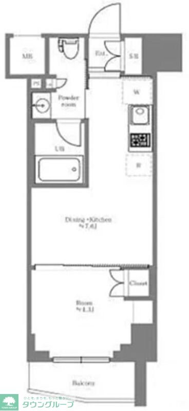 ルフォンリブレ赤羽の物件間取画像