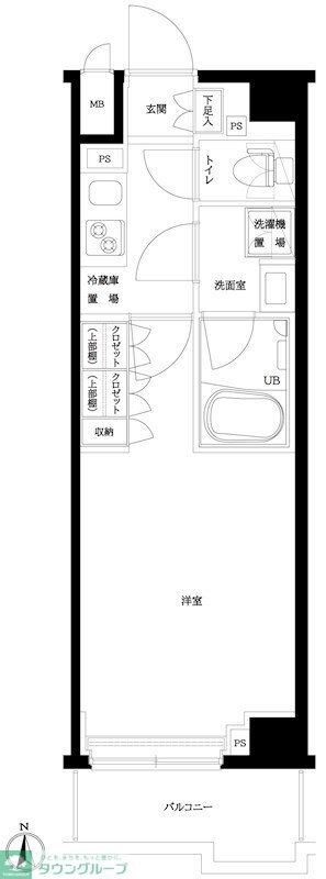 ルーブル西高島平の物件間取画像